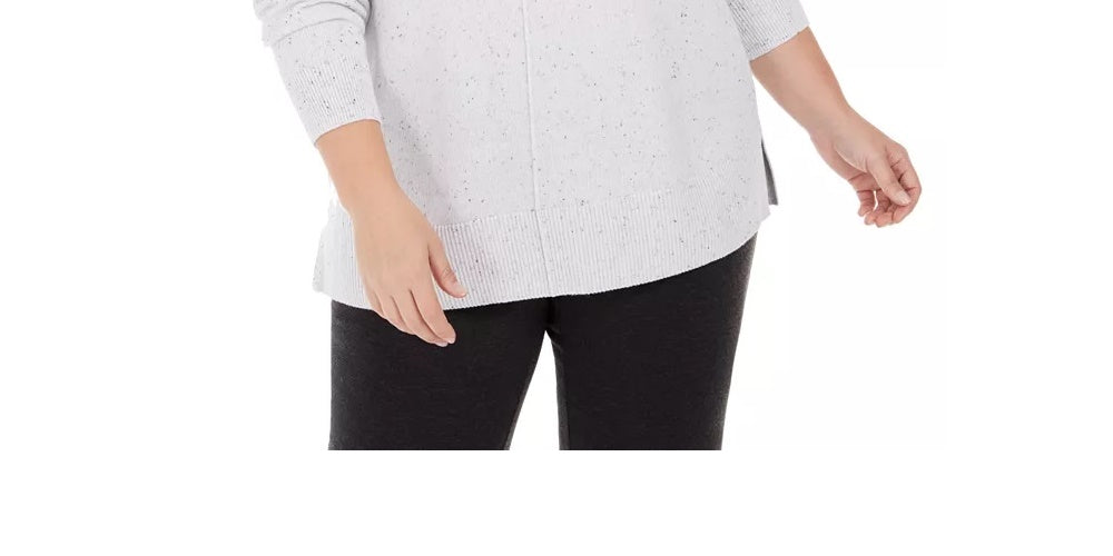 Karen Scott Women's Mock-Neck Sweater Navy Size 2X