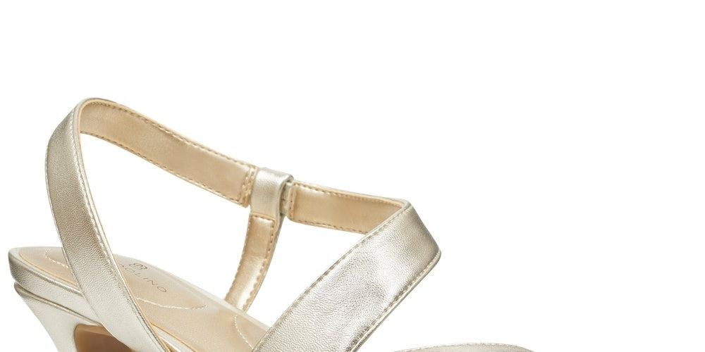 Bandolino Women's Kenosha Slingback Pumps Gold Size 10 M