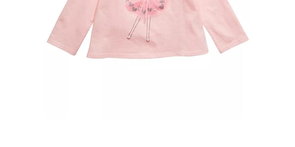 First Impressions Baby Girl's Tutu Girl T-Shirt  Pink Size 3-6 Months
