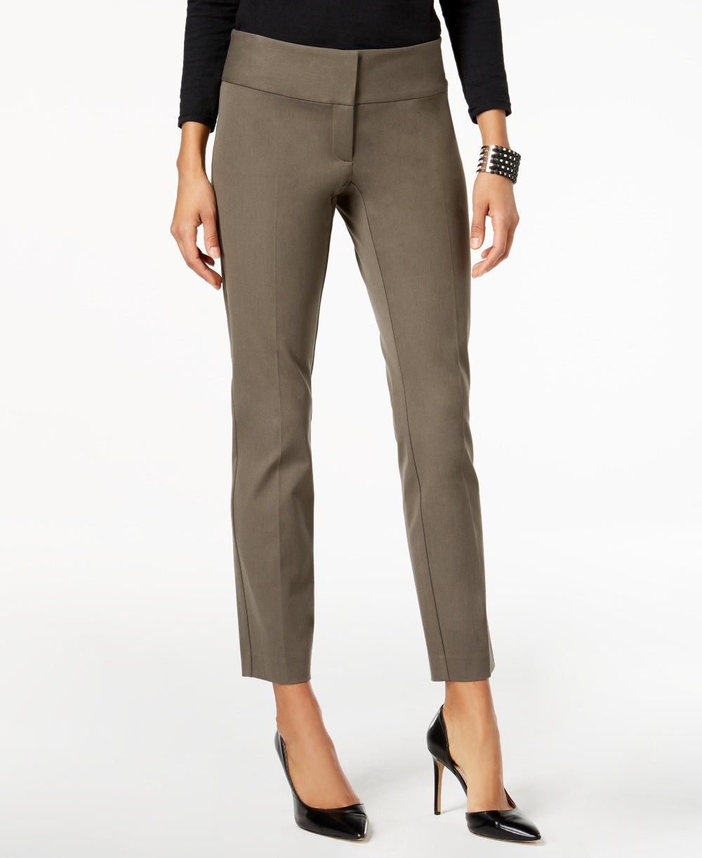 Alfani Women's Slim Pants Gray Size 6 Petite