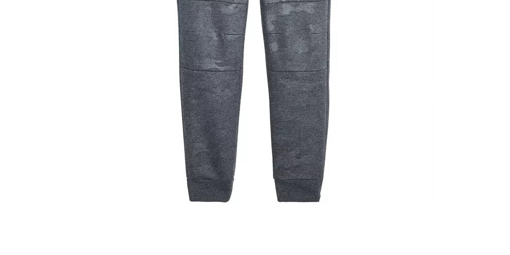 Big Boys First Team Knit Joggers Gray Size Medium