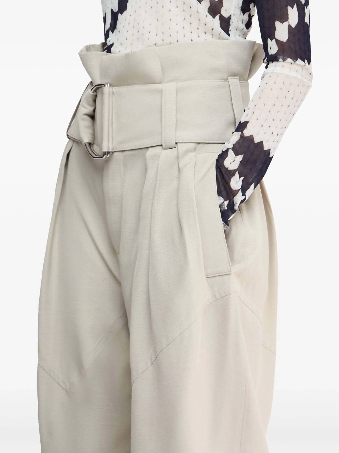 Jw Anderson - Gathered D Ring Trouser