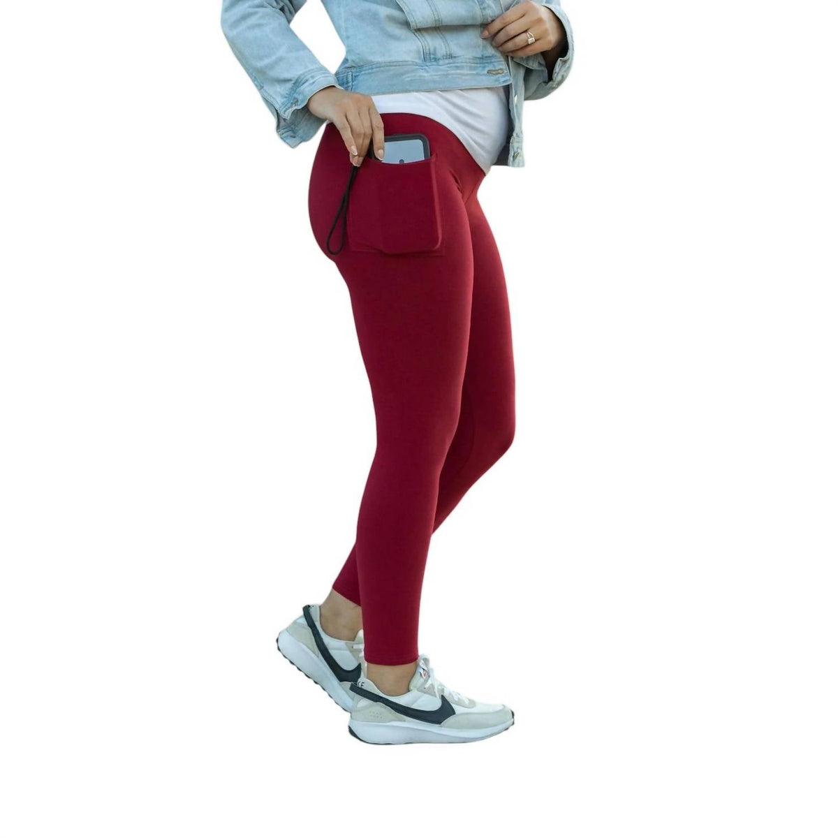 Julia Rose - Full-length Leggings With Pocket
