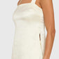 Amanda Uprichard - Mariko Side Slit Textured Satin Top