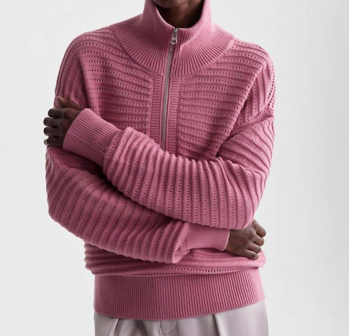 Varley - Tara Pointelle Half Zip