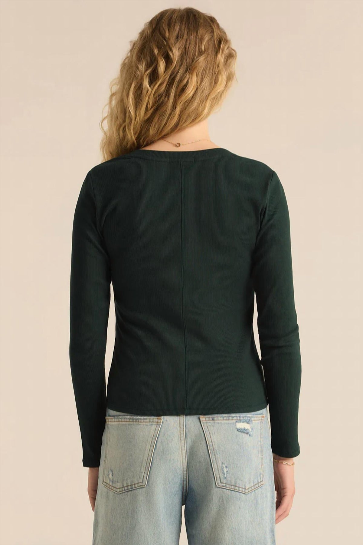 Z Supply - Sirena Rib Long Sleeve Top