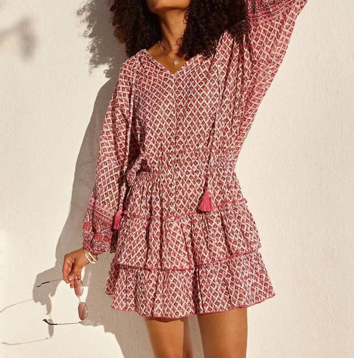 M.A.B.E. - Viti Tiered Mini Dress