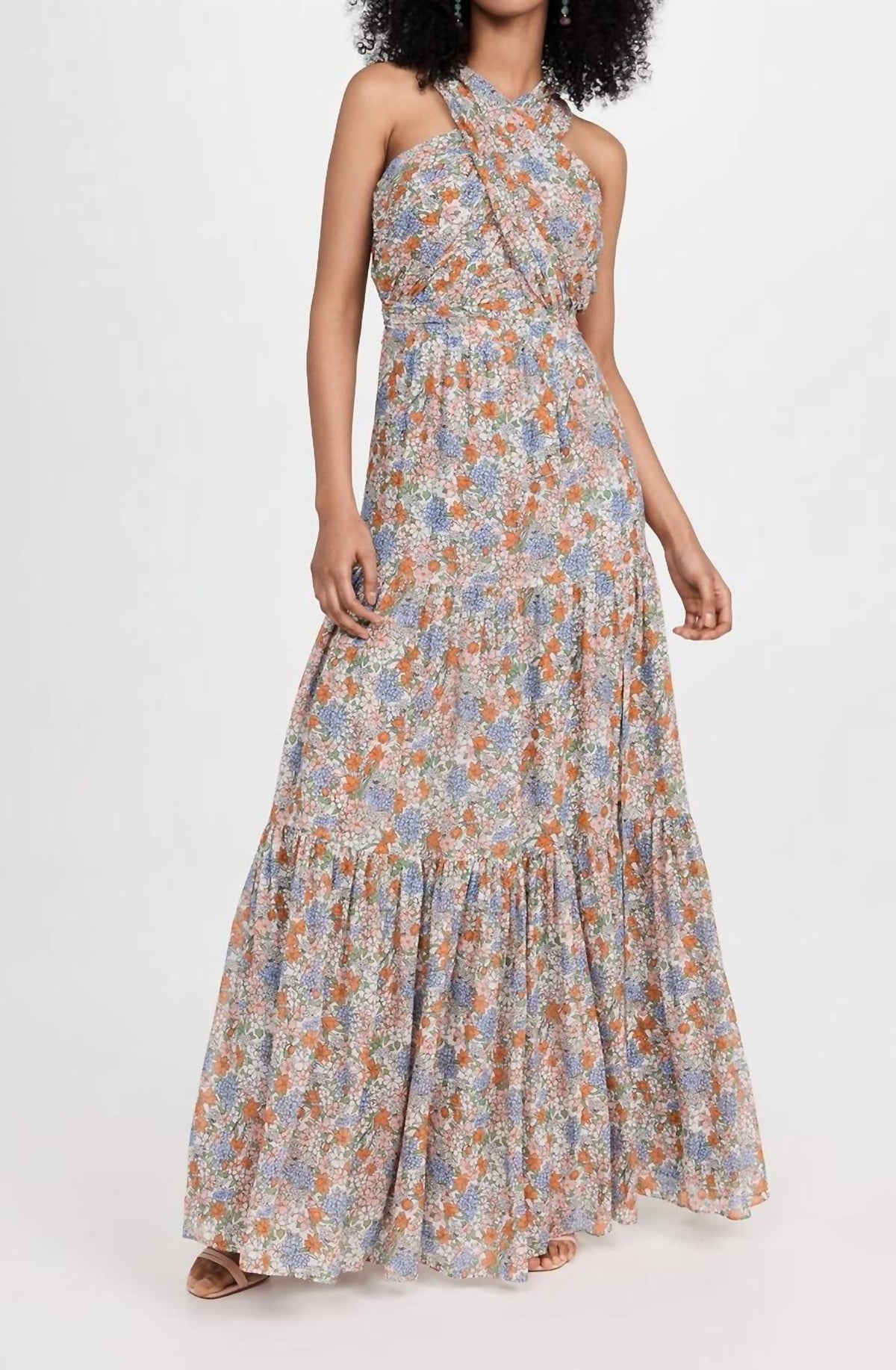 Veronica Beard - Florencia Silk Floral Maxi Dress