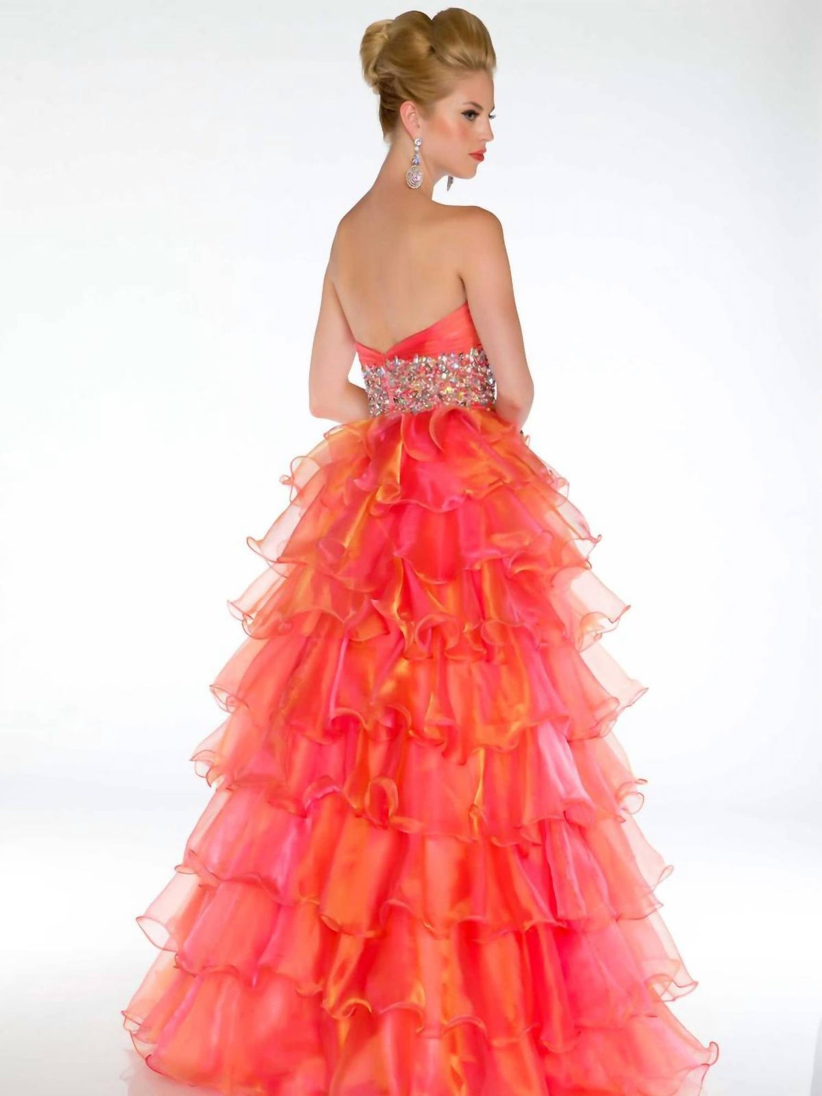 Mac Duggal - Sweetheart Strapless Ballgown with Stonework Waistband