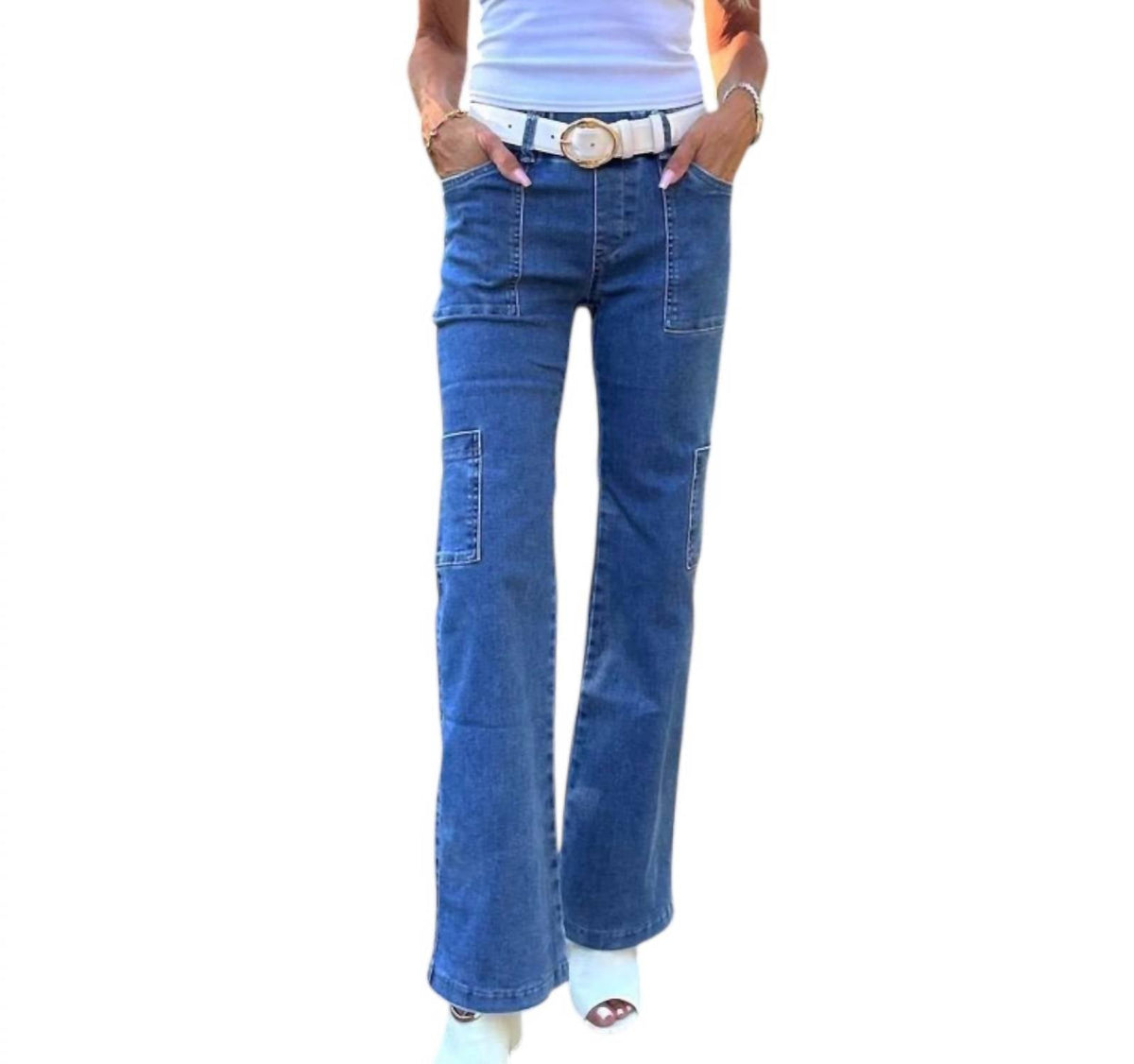 Bevy Flog - Rose Cargo Pants