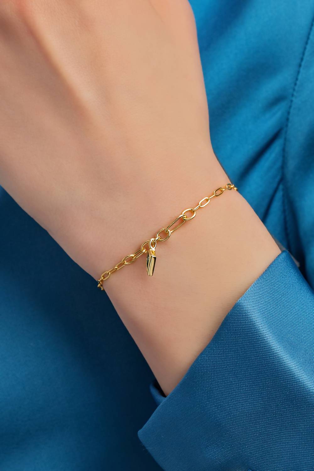 Ania Haie - Women's Sparkle Drop Pendant Chain Bracelets