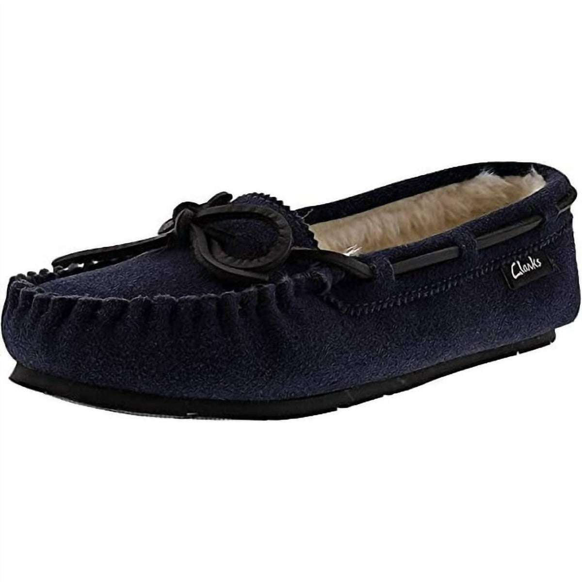 Clarks - Women's Suede Moccasin Slippers