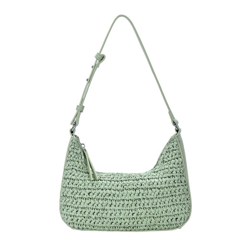 Jules Straw Shoulder Bag