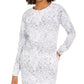 Ideology Women's Snake Print Tunic White Size Small