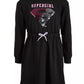 Dc Comics Big Girl's Supergirl Dress Black Size Large