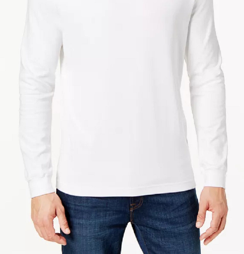 Club Room Men's Solid Turtleneck White Size X-Large