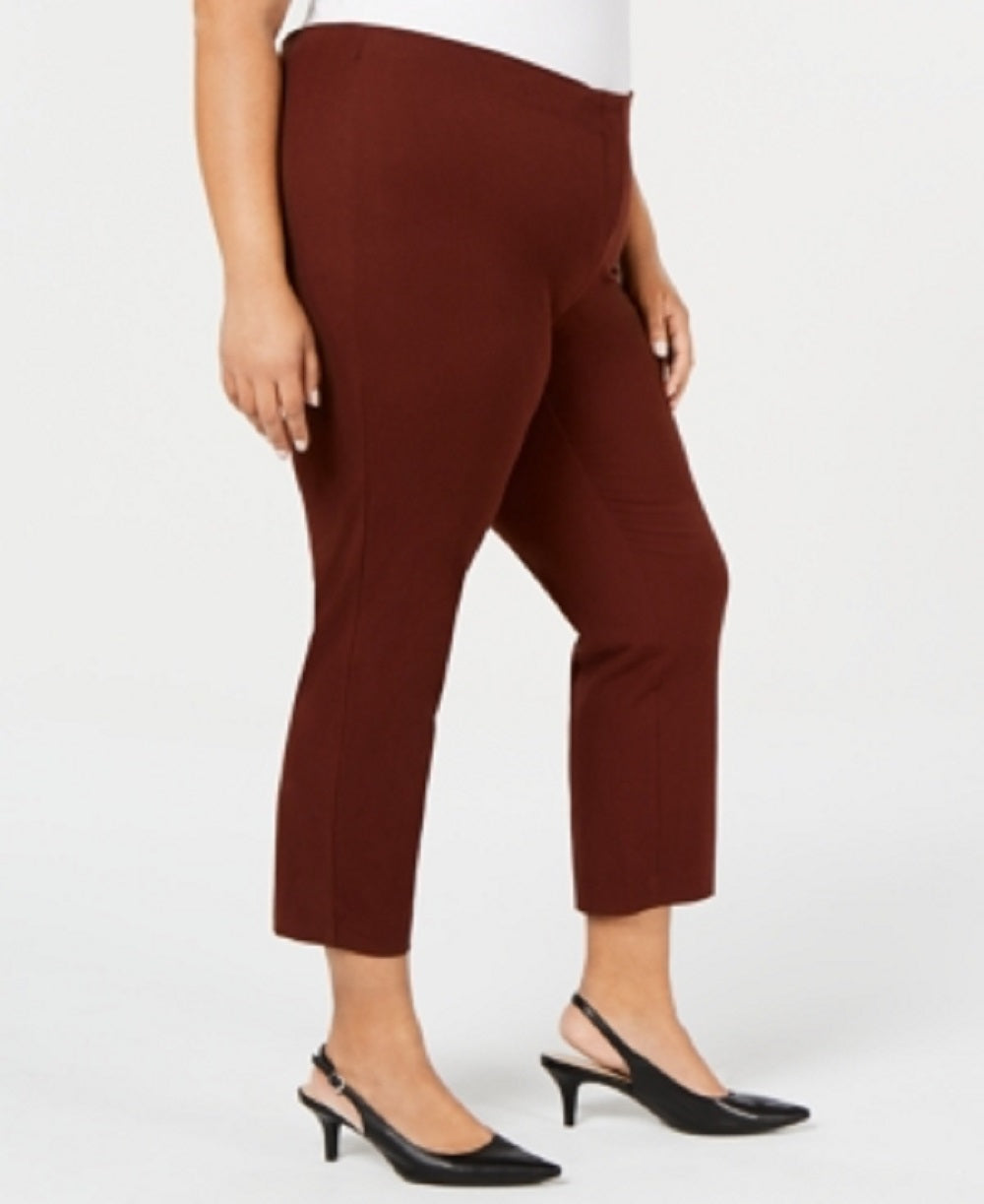 Alfani Women's  Ankle Pants Brown Size 14W