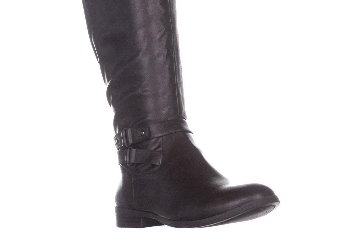 Style & Co Women's Kindell Faux Leather Riding Boots Brown Size 5 M