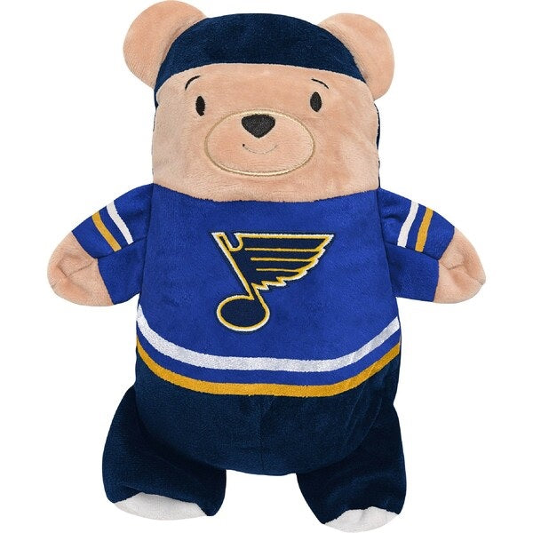 Cubcoats Transforming 2-in-1 Toddler Unisex Blue St. Louis Full-Zip Hoodie & Soft Plushie Blue