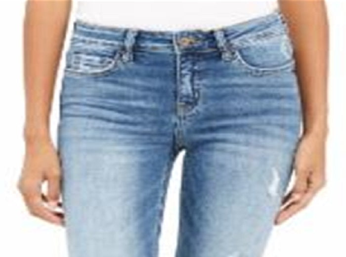 Flying Monkey Women's Destructed Skinny Jeans Blue Size 27