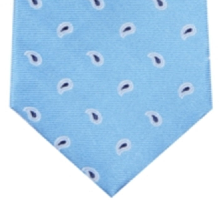 Club Room Men's Vernon Pine Silk Blend Business Neck Tie Blue One Size
