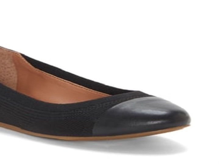 ED by Ellen DeGeneres Women's Ballet Shadow Lilliknit Flat Black Size 8 M