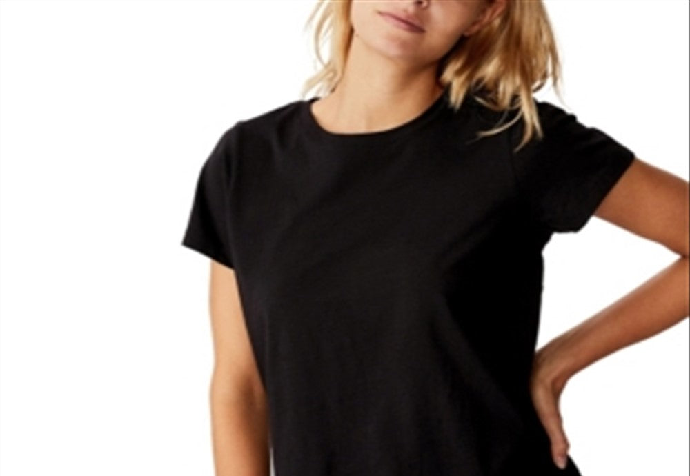 Cotton on Women's the One Crew Tee Black Size X-Small