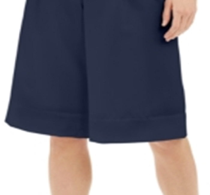 INC International Concepts Women's Pocketed Shorts Blue Size 12