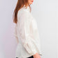 Charter Club Women's Solid Corduroy Shirt White Size Extra Small