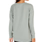 Ideology Women's French Terry Tulip Hem Top Green Size X-Small