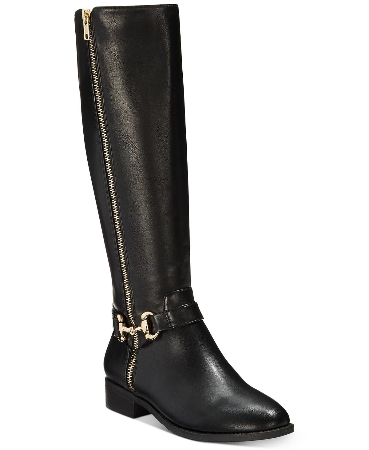 Thalia Sodi Women's Vigi Riding Boots Shoes Black Size 6 M